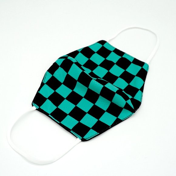 The Myriad Accessories - Tanjiro Mask Green Black Reusable Face Mask